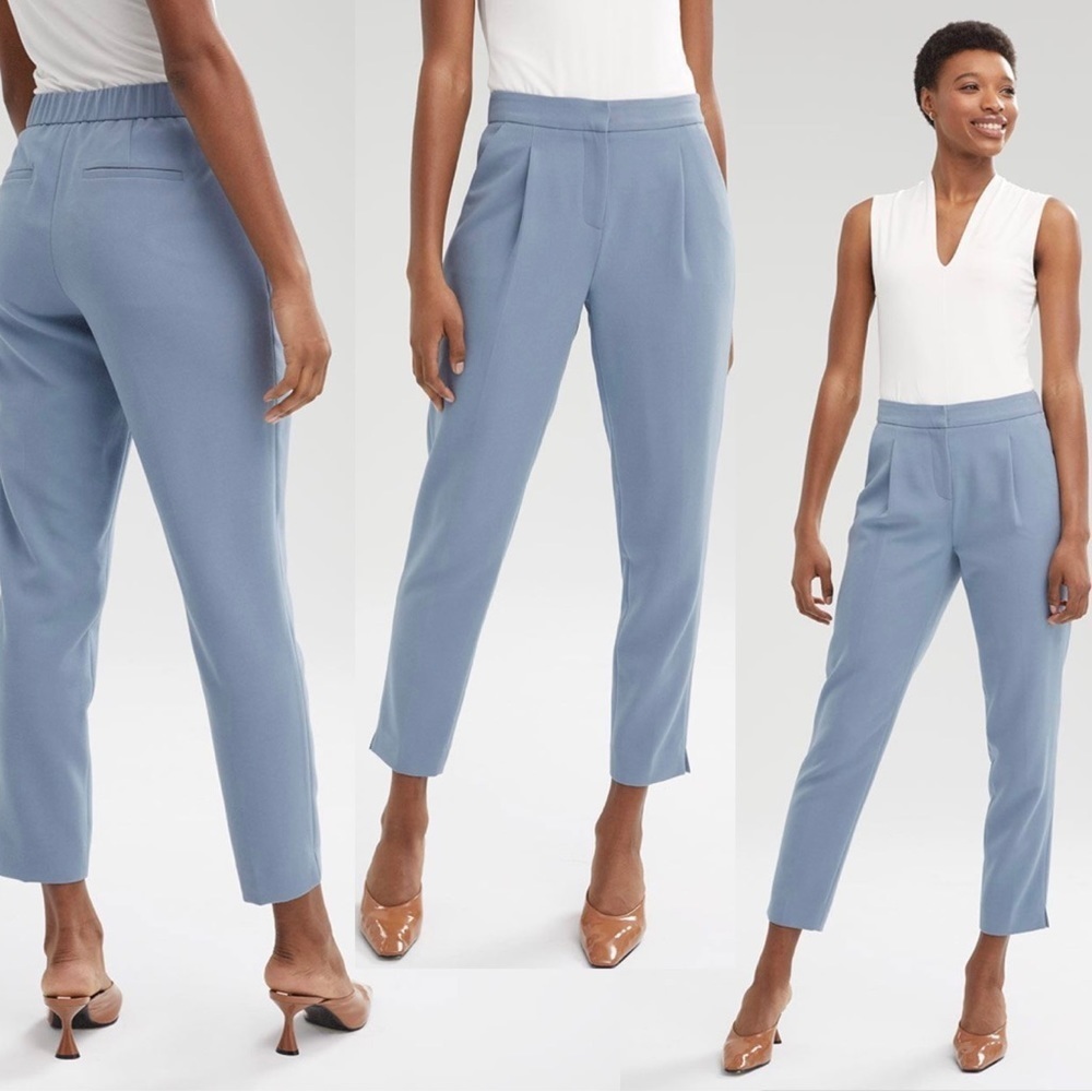 RW&CO Blue Tapered Pant With Elastic Back Sz 6 NWOT